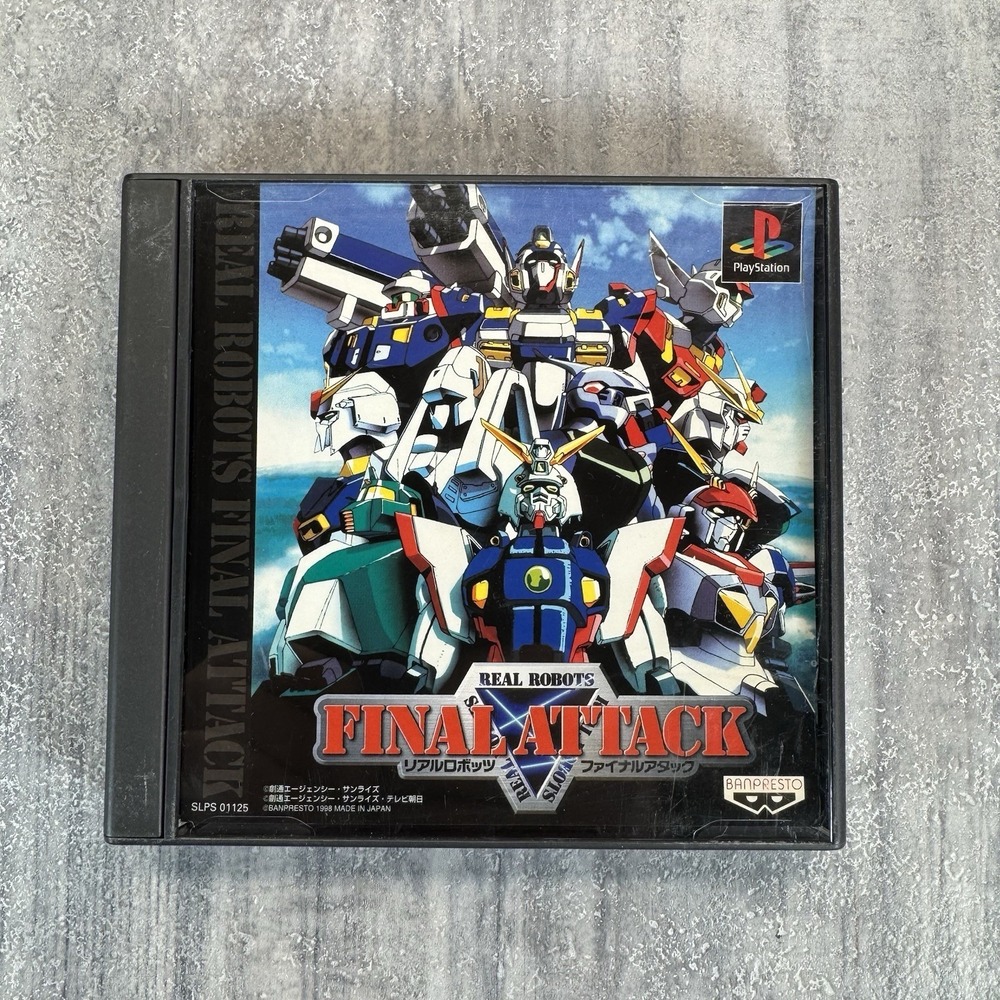 REAL ROBOTS FINAL ATTACK Gundam PlayStation 1 1998 PS1 Japan Canadian Seller